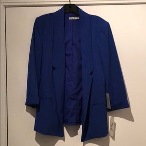 COPY - Eliza J Oversized Royal Blue Blazer